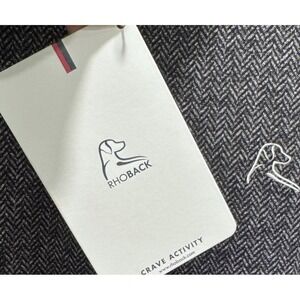 New Rhoback Men's Q-Zip The Herringbone Jacquard Size Large